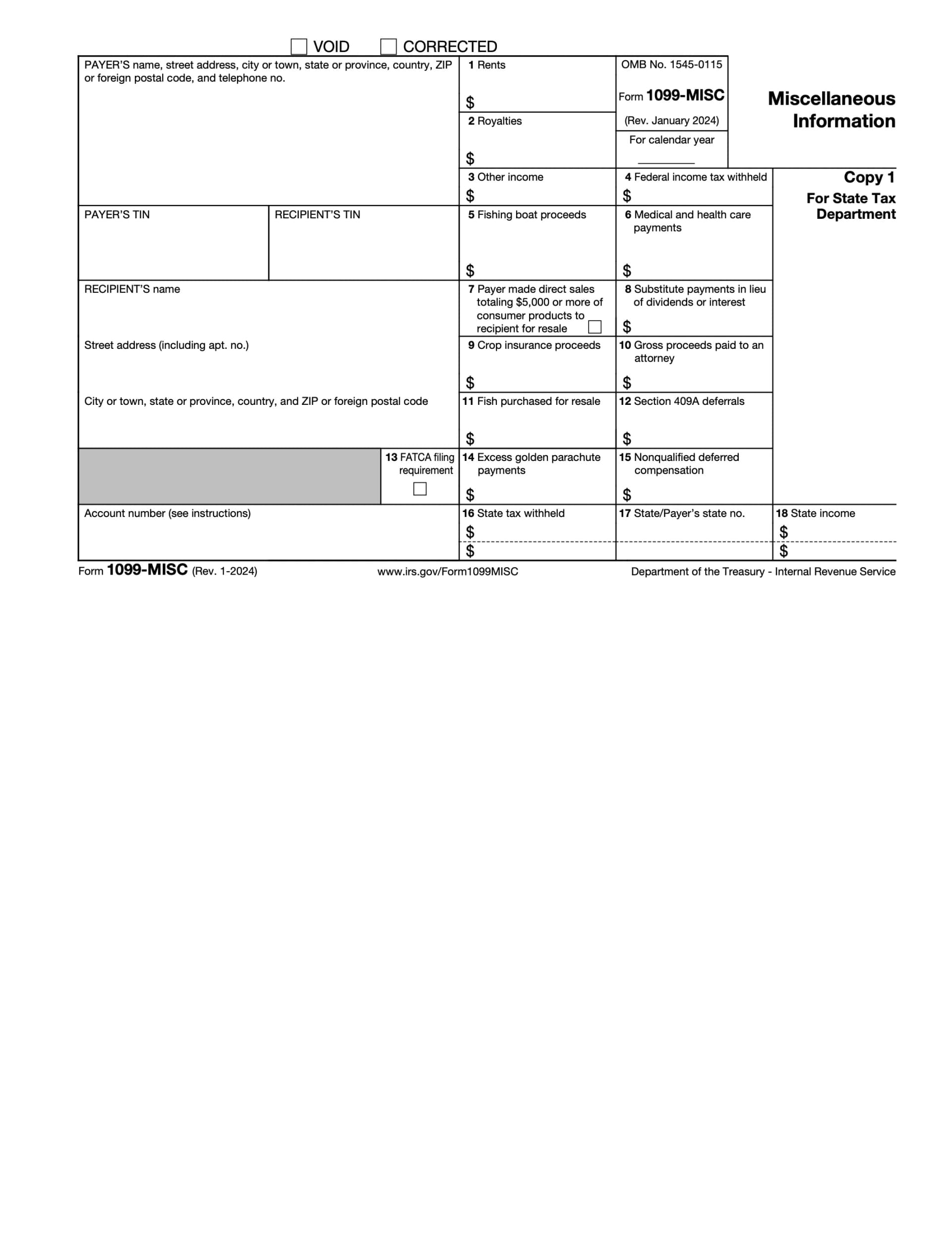 Form 1099-MISC Preview