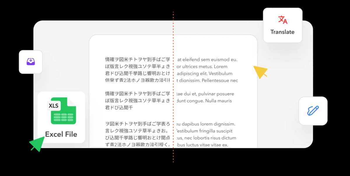 Traduci Fogli di Calcolo Excel Online - Strumento di Traduzione AI XLSX & XLS