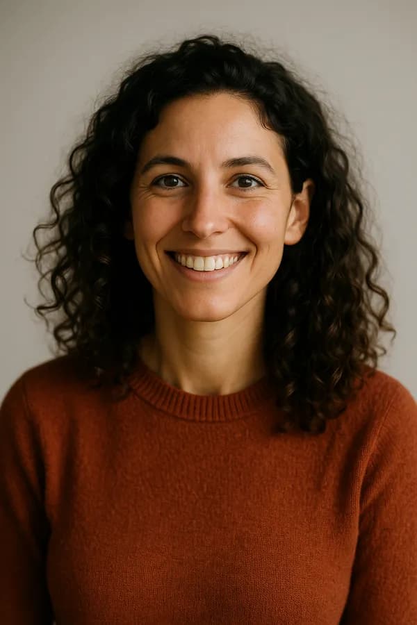 Portrait photo resized from 2400 × 3600 to 600 × 900 pixels